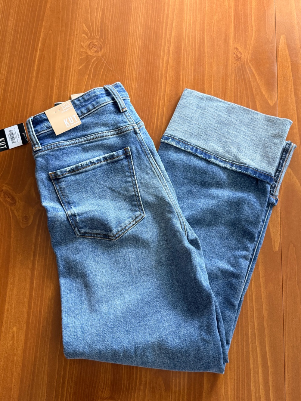 Kut From The Kloth Sienna High Rise Straight Leg Jeans